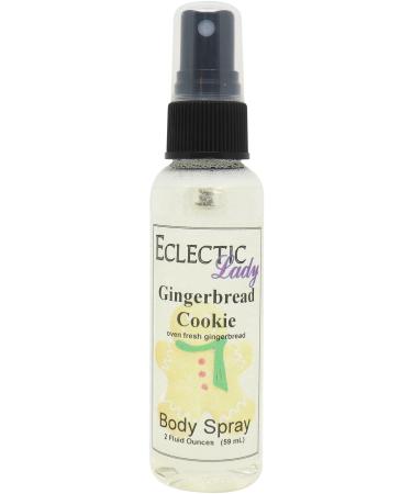 Gingerbread Cookie Body Spray 2 ounces Body Mist for Women with Clean Light & Gentle Fragrance Long Lasting Perfume with Comforting Scent for Men & Women Cologne with Soft Subtle Aroma For Daily 2 Fl Oz (Pack of 1)