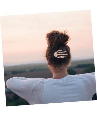 Beaupretty Halloween hairpin Halloween hair clip Hands Bone Hair Clips Skeleton Hair Barrette hair barrettes for women halloween skeleton Shaped hairpins bride rhinestones Harajuku Hair - Buy Online on GoSupps.com