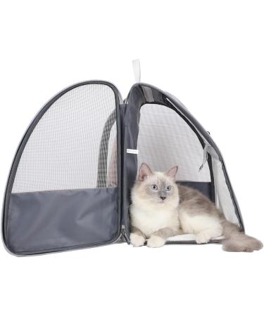 Tecageaon Pet Backpack Carrier for Small Cats Dogs Rabbit Ventilated Design Safety Straps Buckle Support Collapsible Designed for Travel Hiking Walking & Outdoor Use (Pink) - Buy Online on GoSupps.com