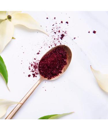 Flora Health Organic Red Beet Crystals Energizing Superfood Nitric Oxide Booster Vegan Equals 2.6 kg. of Red Beets Pressed from Fresh Harvested Organic Beets 200 g Crystals Glass Bottle - Buy Online on GoSupps.com
