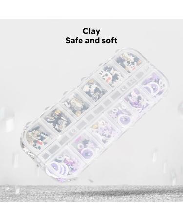 Halloween Decoration 2 Box Salon 3D Skull Pattern Nail Art Slices Clay Halloween Nail Art Sequins Party Decoration for Women - Buy Online on GoSupps.com