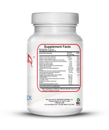 Beardilizer Facial Hair and Beard Growth Complex for Men - 90 Capsules | Powerful Nutrients Blend - Buy Online on GoSupps.com