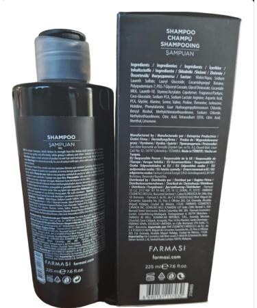 FARMASI Shield Man Shampoo | Powerful & Gentle Hair Care for Men | 7.6 fl. oz. / 225 ml | International Shipping Available - Buy Online on GoSupps.com