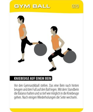 Stop!Fitness Gymnastics Ball & Training Cards | German Version | International Shipping Available - Buy Online on GoSupps.com