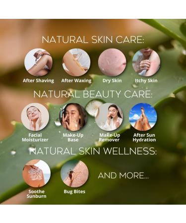 Nature's Aid After Sun Skin Gel: Aloe Vera Gel for Sunburn Relief. Cooling. Soothes Redness. Protects Skin. Aloe Vera for After Sun Care of Sunburnt Skin (125ml / 4.2oz) 125 ml (Pack of 1) 1 - Buy Online on GoSupps.com