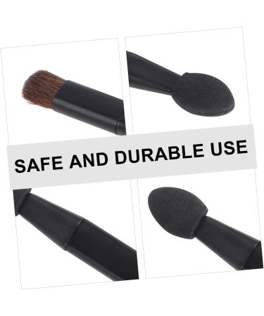 VINTORKY 10pcs Double Ended Eye Shadow Stick Makeup Sponge Applicator Lady Parts Eyeshadow Plastic Black - Buy Online on GoSupps.com