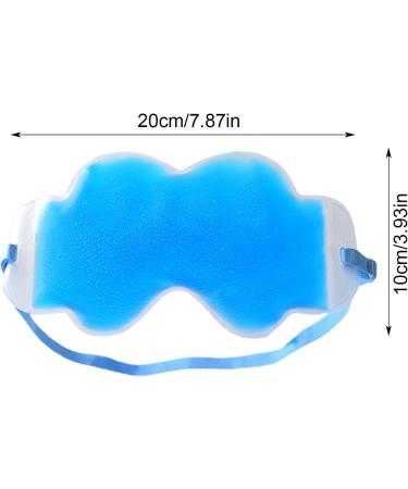 Gel Eye | Reusable Gel Eye - Transparent TPU Sleeping Aid Equipment for Home Business Business Trip Travel Car Blue - Buy Online on GoSupps.com