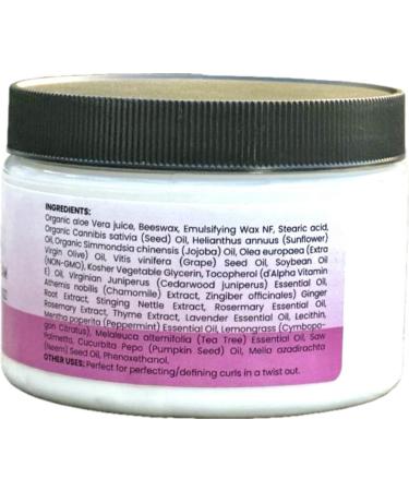 Nourishing Hair Butter Cream | Daily Moisturizer with Rosemary Jojoba & Black Castor Oil | Hydrates & Conditions for All Hair Types (12 OZ - Buy Online on GoSupps.com
