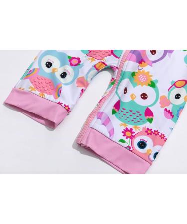 Bonverano Baby Girls Swimsuit | UPF 50+ Sun Protection | Owl Design | 2-3 Years - Buy Online on GoSupps.com