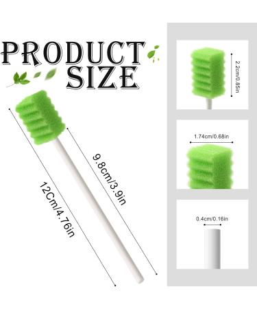 Argomax Oral Sponges Swab - 100 Pcs Green Oral Care Foam for Hygiene & Mouth Cleaning - Buy Online on GoSupps.com