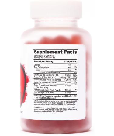 Sculpt Nation by V Shred Apple Cider Vinegar Gummies - 60 Keto Gummies for Metabolism & Digestion Support | Healthy Superfood Snack - Buy Online on GoSupps.com