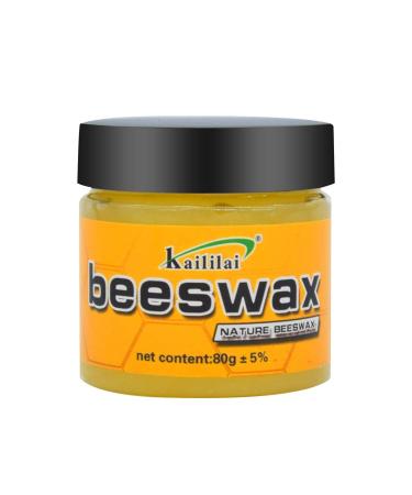 Beeswax Furniture Polish - Natural Furniture Care Polishing Beewax Wood Furniture Cleaner and Polish for Furniture Floor Tables and Cabinets 80g