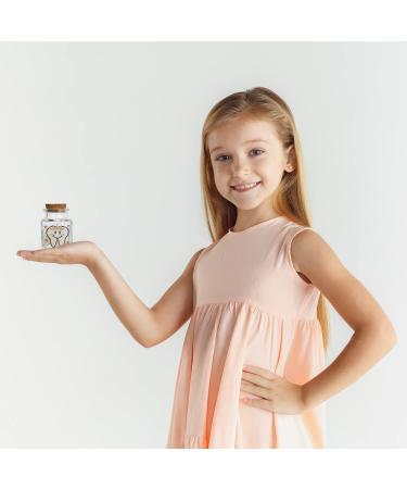 HAMUIERS Baby Tooth Fairy Box - Glass Tooth Holder for Kids First Teeth, Keepsake Gift for Girls - Buy Online on GoSupps.com
