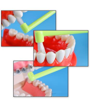 4-Pack Medium Hand Toothbrushes - Compact Interdental Brushes for Detailed Cleaning - International Shipping Available - Buy Online on GoSupps.com