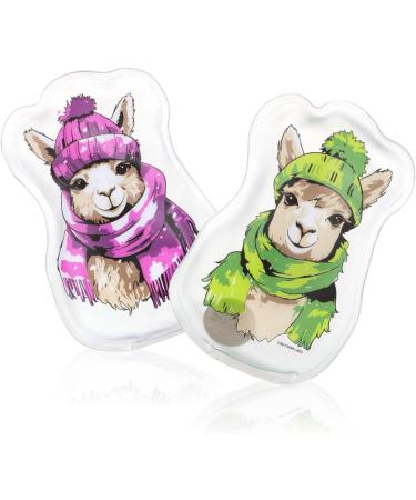 Com-Four Reusable Pocket Warmer - Colorful Lama Hand Warmers for Kids - 4-Pack Heat Pads for Cold Days & On-the-Go - Buy Online on GoSupps.com