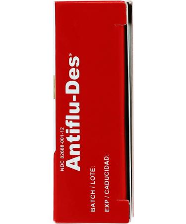 ANTIFLU-DES Cold and Flu Symptom Relief Fever Reducer 24 Capsules (2 Boxes) - Buy Online on GoSupps.com