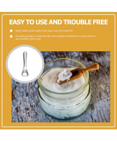 Minkissy 4-Piece Cosmetic Beauty Spoon Set - Spatula & Mixing Sticks for Eye Cream Makeup Masks | Silver Zinc Alloy Beauty Tools for Women - Buy Online on GoSupps.com