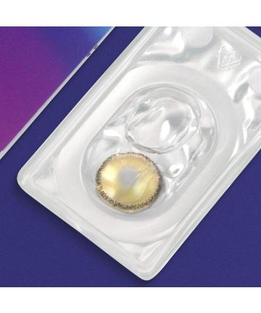 Buy Glamlens Mirel Brown Colored Contact Lenses | Comfortable Natural Silicone | 1 Pair (0.00 Diopters) - International Shipping - Buy Online on GoSupps.com