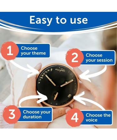 Morph e - Sleep & Meditation Device - Relax Fall Asleep Fast & Benefit from Deep Sleep 210 Meditation Sessions Music & Nature Sounds a thoughfull Gift for Any Age (UK Language) - Buy Online on GoSupps.com