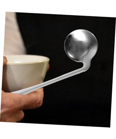 Shop Lurrose Left-Handed Curved Cutlery - Adaptive Stainless Steel Angled Spoons (2 Pcs 17x4.5cm) for Effortless Dining - Buy Online on GoSupps.com