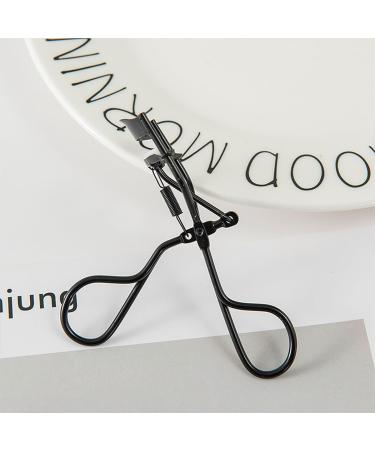 Eyelash Curler with No Pinching or Pulling Design - Just Beautifully Curled Eyelashes and Longer Looking Lash Line Curl - in Premium Matte Black Look - Buy Online on GoSupps.com