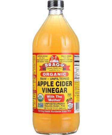 Braggs Organic Liquid Aminos & Apple Cider Vinegar Bundle with Bonus Spoon - 32 oz Each - Buy Online on GoSupps.com