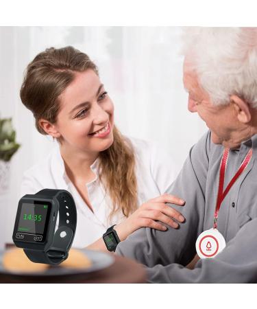 Singcall Caregiver Pager System | Wireless SOS Call Button for Seniors & Patients | 2 Call Buttons & Beepers Included - Buy Online on GoSupps.com