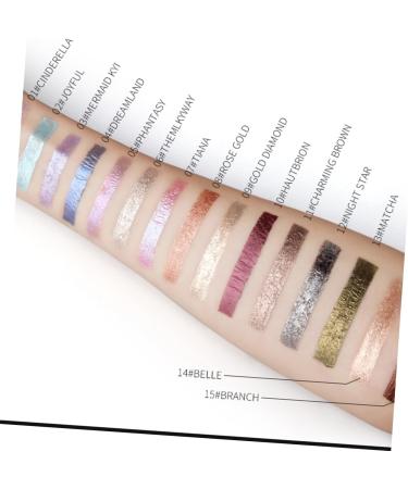 Didiseaon 2 Pcs Liquid Eyeshadow Sparkling Eye Shadow Glitter Eye Shadow Shimmer Liquid Eye Shadow Flash - Buy Online on GoSupps.com