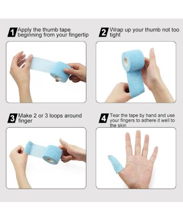 Buy Cotton Light Adhesive Crepe Bandage - Gentle Joint Support & Compression for Sports Injuries | 5cm x 4.5m | Available in White Black Beige & Sky Blue - International Shipping - Buy Online on GoSupps.com