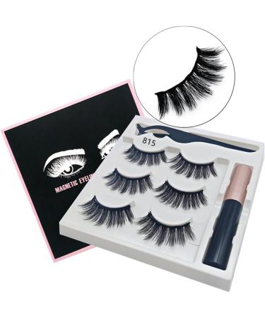 Magnetic Eyelashes And Eyeliner Kit 3 Pairs Reusable Magnetic Lashes With Eyeliner 3D Natural Look False Eyelashes Magnetic Eyelashes Natural Looking Lashes - Buy Online on GoSupps.com