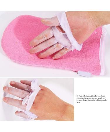 Paraffin Wax Bath Mitts Spa Massage Mitt Liner Covers for Hand Care & Dead Skin Removal - Buy Online on GoSupps.com
