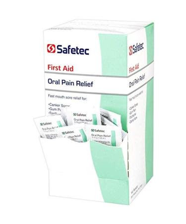 Safetec Oral Pain Relief.75 g Packets Box of 144 85463