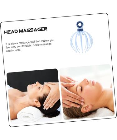 Tovinanna Oktopus Scalp Massager - Stress Relief Head Massage Tool | 21x15x15cm Blue - International Shipping - Buy Online on GoSupps.com