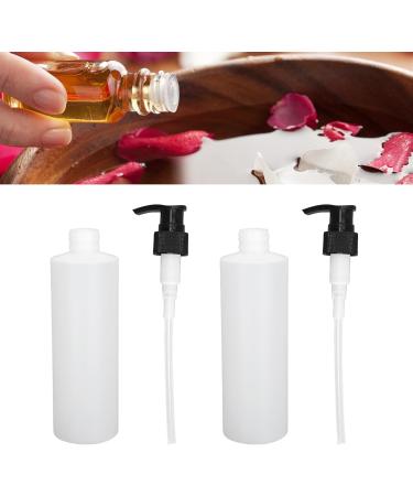 Refillable Reusable ABS Shampoo Dispenser - 250ml Leak-Proof Pump Bottle for Massage Oil & Shampoo - Buy Online on GoSupps.com