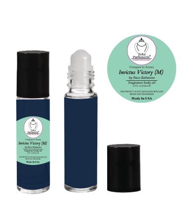 Compare to Aroma Compatible with Invictus Victory by P. Rabanne for Men Fragrance Body oil on 1/3 oz (9.86ml) Travel size Roll-On Botlle - Buy Online on GoSupps.com