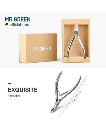 MR.GREEN Stainless Steel Cuticle Nippers and Clippers Beauty Tool Set | Manicure Scissors for Dead Skin Removal and Cuticle Trimming with Pusher - Mr-1028 - Buy Online on GoSupps.com