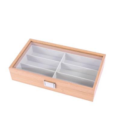 Xxxxw glasses holder stand wooden frames 6/8 grid velvet glasses sunglasses tablet display show case ormanizer case with cover sunglasses organizer decorative gift (size: 6grids)