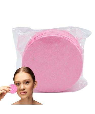 Compressed Face Sponge - Natural Skincare Sponges for Gentle Exfoliation | Cosmetic Spa Sponges Makeup Remover Cleansing Pads for Personal Spa Esthetician Use 50 Tablets