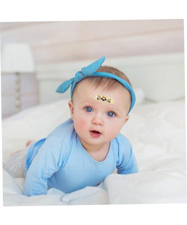 TOYANDONA 100 Pcs Liquid Crystal Forehead Stickers | Fever Indicator for Toddlers & Children | Sensing Temperature | Yellow/Brown (7.5x2.5cm x 5pcs) - Buy Online on GoSupps.com