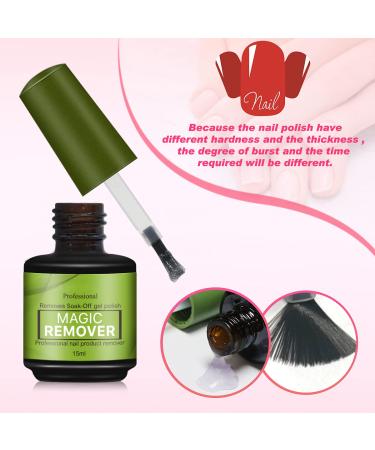 2 Pack Soak Off Gel Nail Polish Remover Set - Quick & Easy Removal in 3-5min (Green) - Buy Online on GoSupps.com