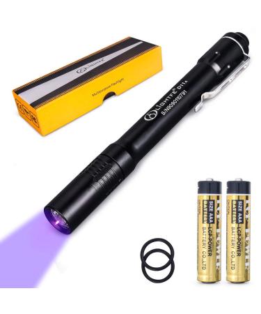Lightfe black light D11A 395NM UV flashlight with LG LED source Max. 3000MW output power for UV curing detection of stones and minerals pet-urin detector light A/C leafer