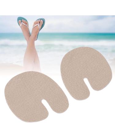 Leather Flip Flops with Forefoot Pad - Self-Adhesive Metatarsal Comfort Sandals in Apricot | Prevent Skin Abrasion - Buy Online on GoSupps.com