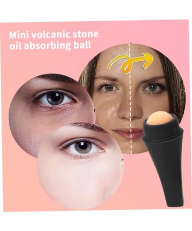 Oil Absorbing Roller - Natural Volcanic Stone Facial Oil Control Stick Mini Massager | Best for Oily Skin - Buy Online on GoSupps.com