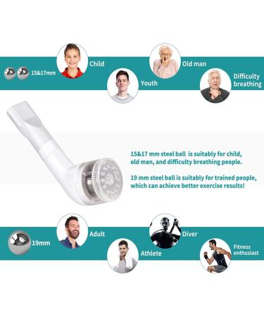 BOKANG Breathing Trainer - Lung Exercise Device for Mucus Removal | Flutter Valve & Storage Bag Included - Buy Online on GoSupps.com
