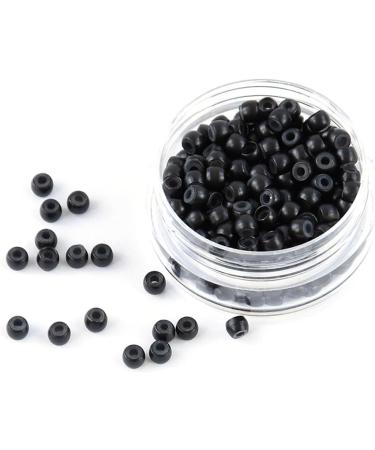 400pcs/lot 3.0mm Silicone Nano Rings Hair Extension Nano Beads Silicone Lined Nano Rings Micro Rings Beads Links for Hair Extensions (Black) 400pcs/lot Black - Buy Online on GoSupps.com