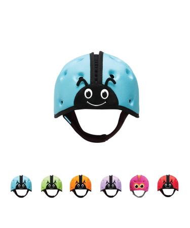 SafeheadBABY Soft Children's Helmet - Ladybird Design in Blue | Safe & Comfortable Pediatric Head Protection - Buy Online on GoSupps.com