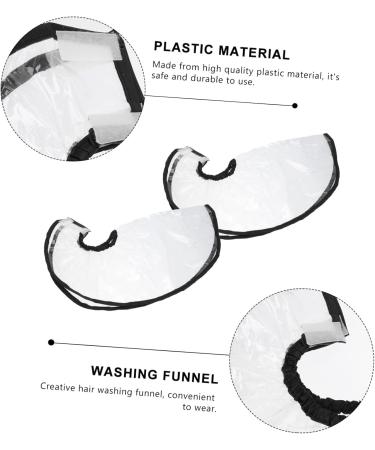 10 Pcs Shampoo Funnel Hair Dye Shampoo Plastic Funnel Upright Hair Wash Funnel Hair Washing Funnel Plastic Hair Washing Funnel Household Hair Dye Tools Hair Funnel Bib - Buy Online on GoSupps.com