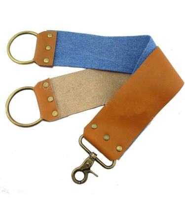 ZHONGJIUYUAN Shaving Strop for Safety Razor - Premium Canvas & Leather Strop for a Perfect Shave | International Shipping Available - Buy Online on GoSupps.com