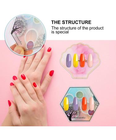 Buy 2-in-1 Nail Art Palette & Mixing Shell | Nail-Tech Accessories for Pigment & Polish | International Shipping Available - Buy Online on GoSupps.com