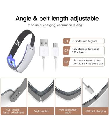 Aimanfun Intelligent Remote Control Sliming Facial Lifting Belt - Red Blu-Ray Firming Face Slimming Instrument for Portable V-Face Lift - Buy Online on GoSupps.com